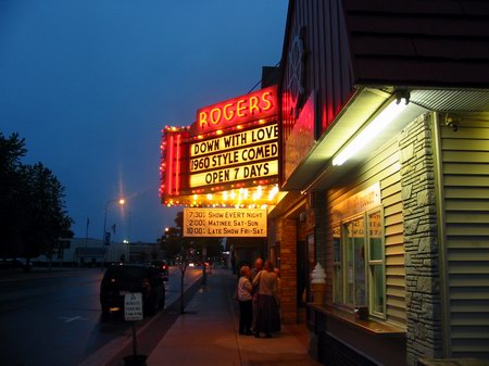 Rogers Theater - Side View Of Marquee (newer photo)